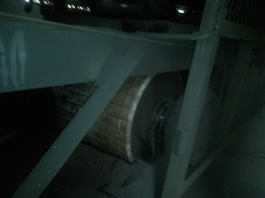 榮峰耐磨工程-改向滾(gǔn)筒使用現場(chǎng)